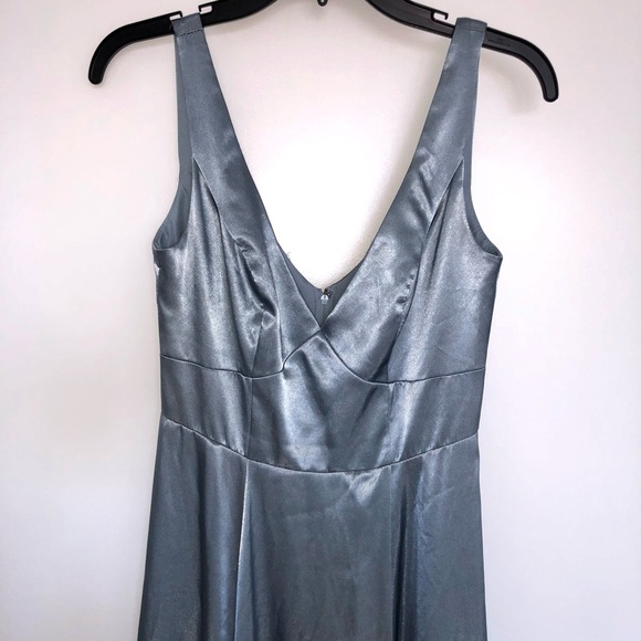 David’s Bridal Dress in Dusty Blue - Picture 3 of 6